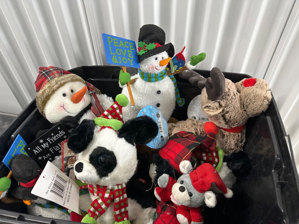Christmas Plush Snowman, Animals