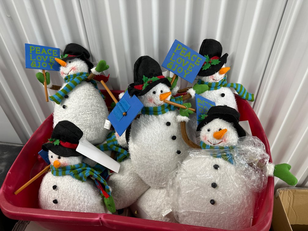 Peace, Love, Joy Snowman - 16
