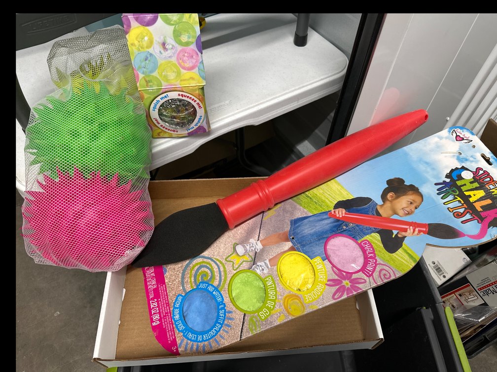 Squishy Toys, Sidewalk Chalk