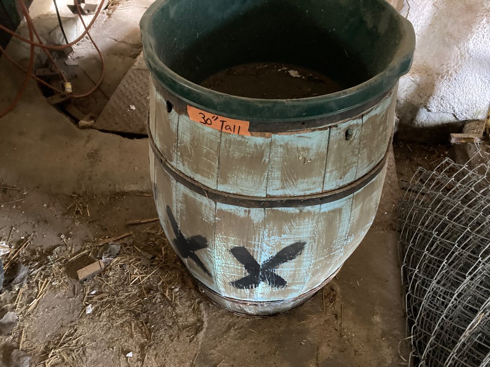 Whiskey Barrel Planter
