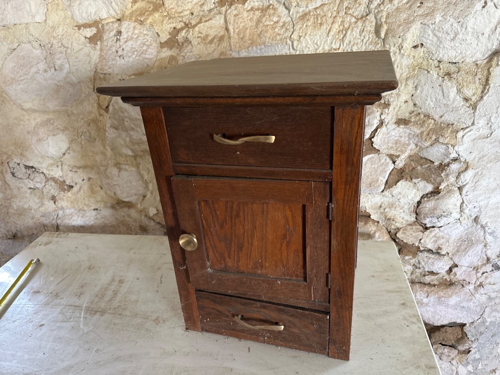 Wood Cabinet- 22” X 18” X 15.5”
