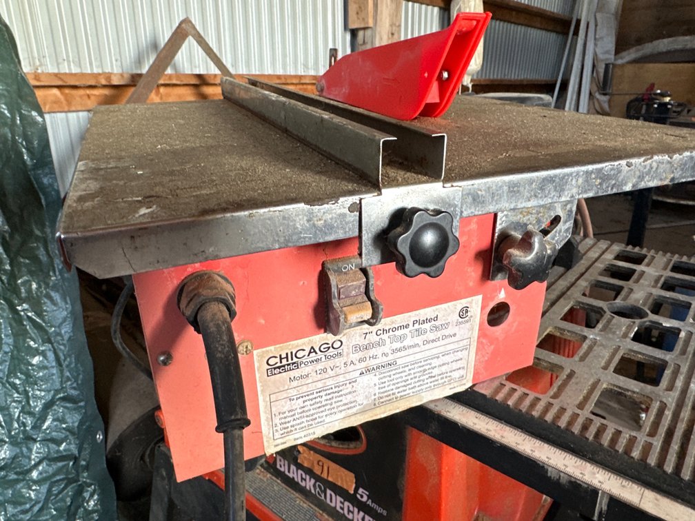 7” Bench Top Tile Saw