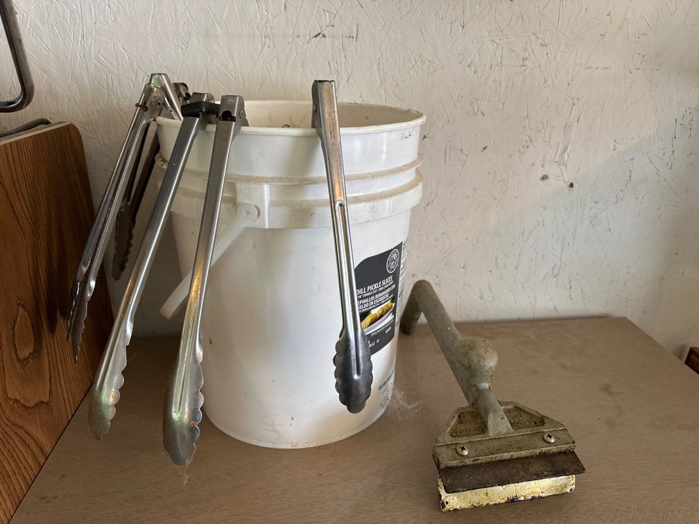 Grill Scraper and Utensils