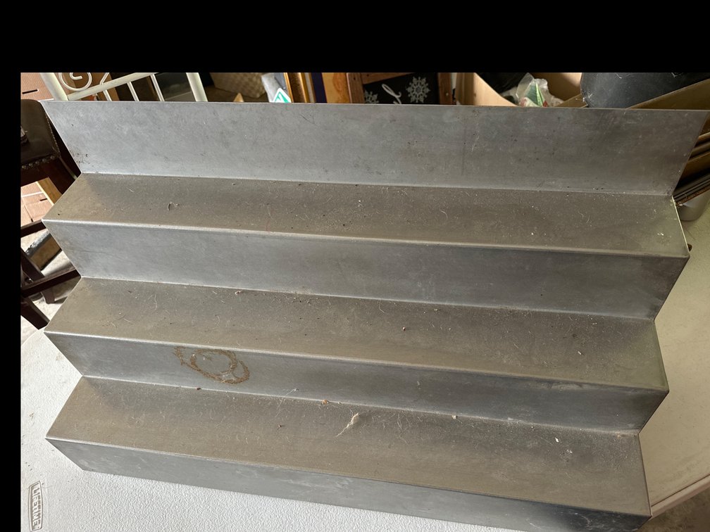 Metal Step Display Shelf