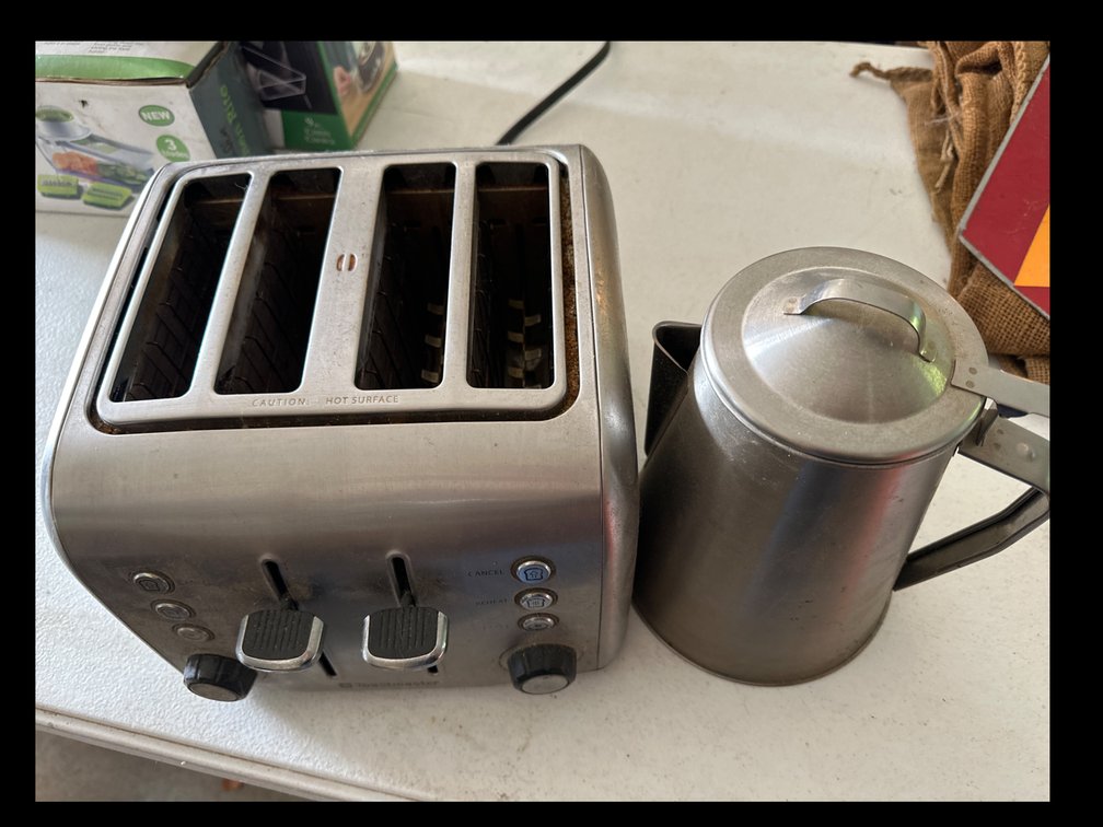 Toaster and Coffee Pot