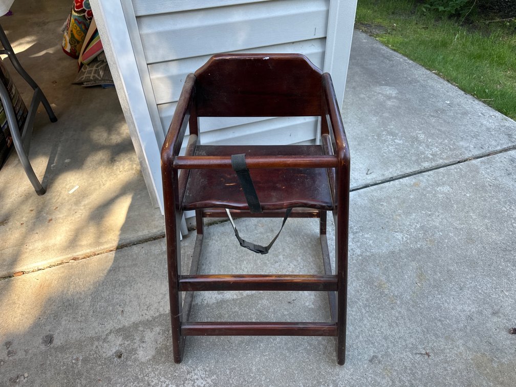 Wood High Chair