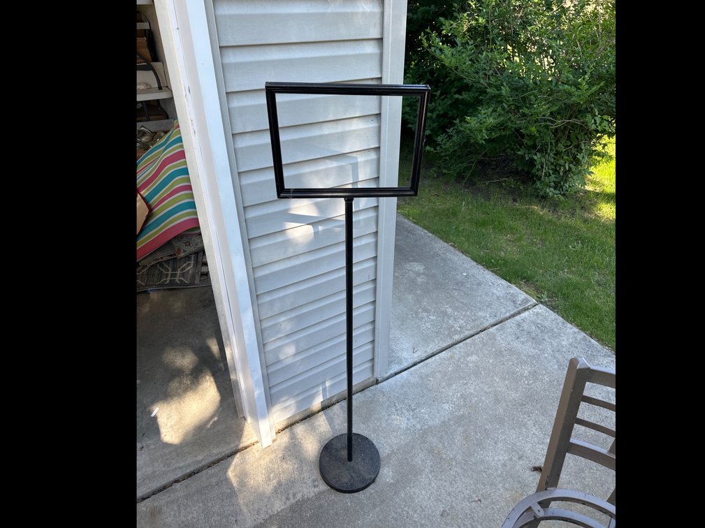 Metal Sign Holder - 5’
