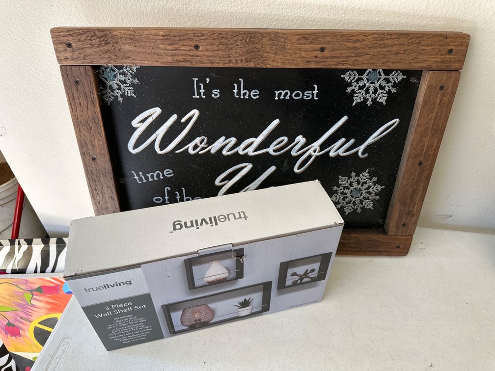 Winter Wall Hanging and Shelves