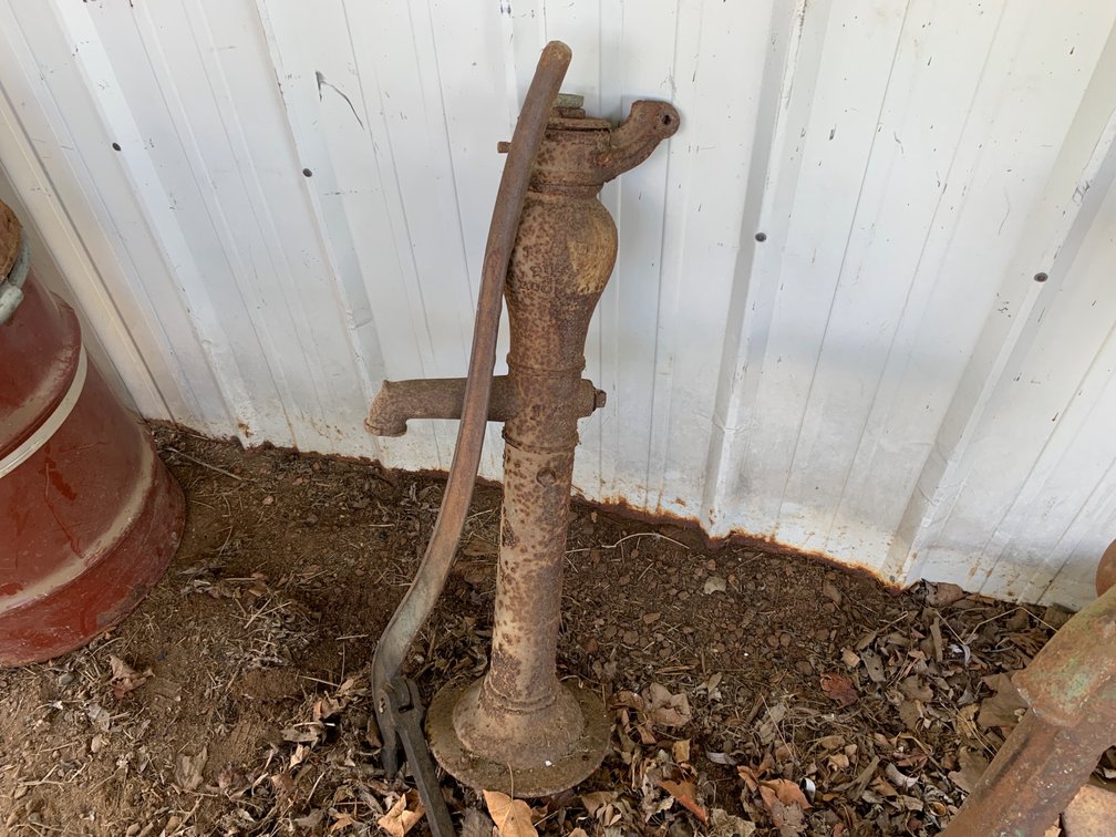Vintage Water Pump With Broken Handle