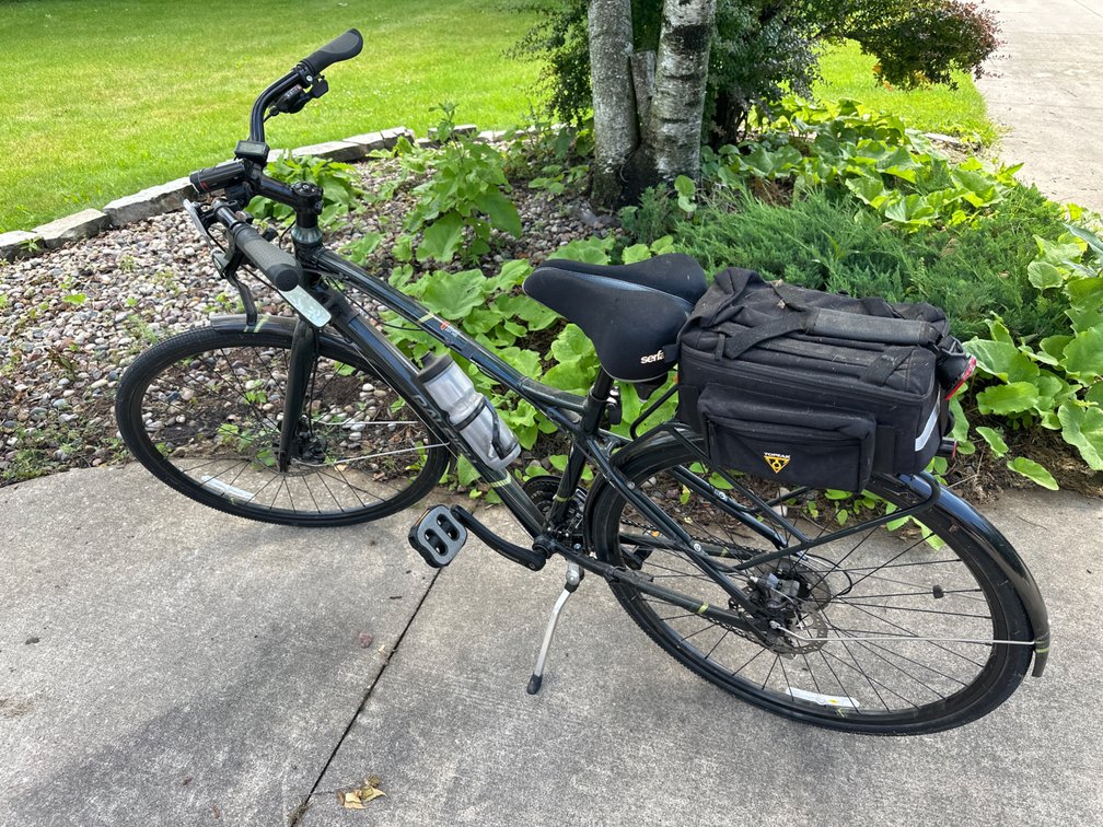 Raleigh 8 Speed with Bag, Emergency Kit