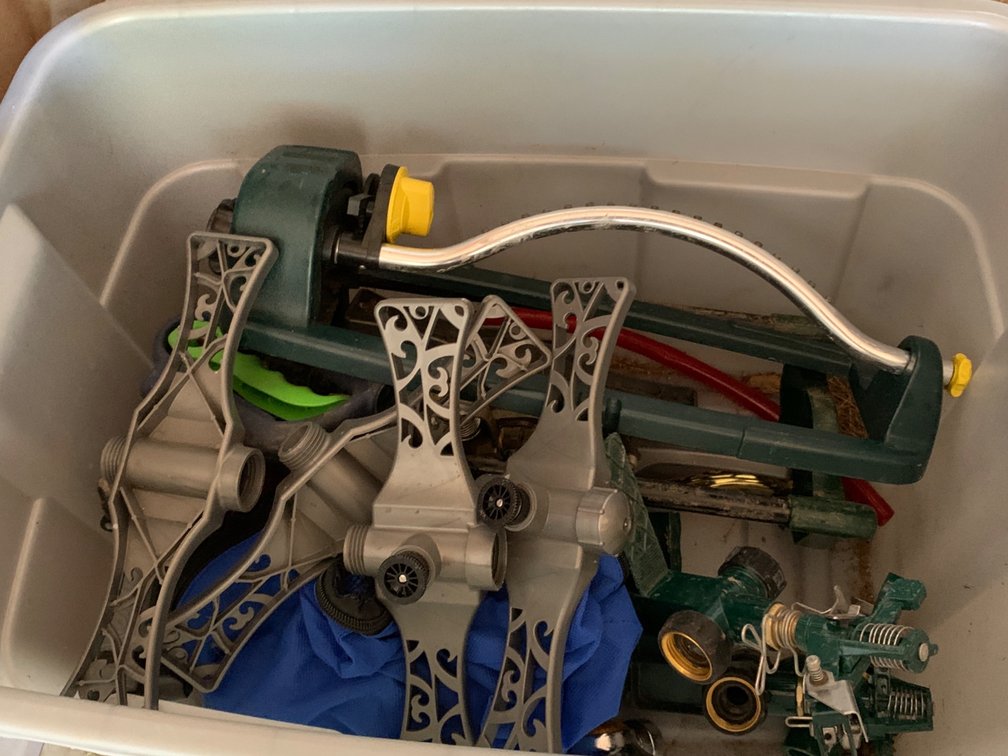 Tote with Sprinklers