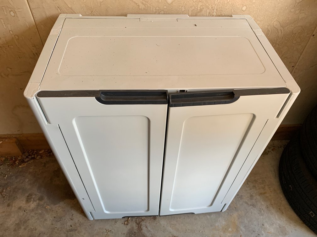 Plastic Storage Cabinet-36” X 30” X 18.5”