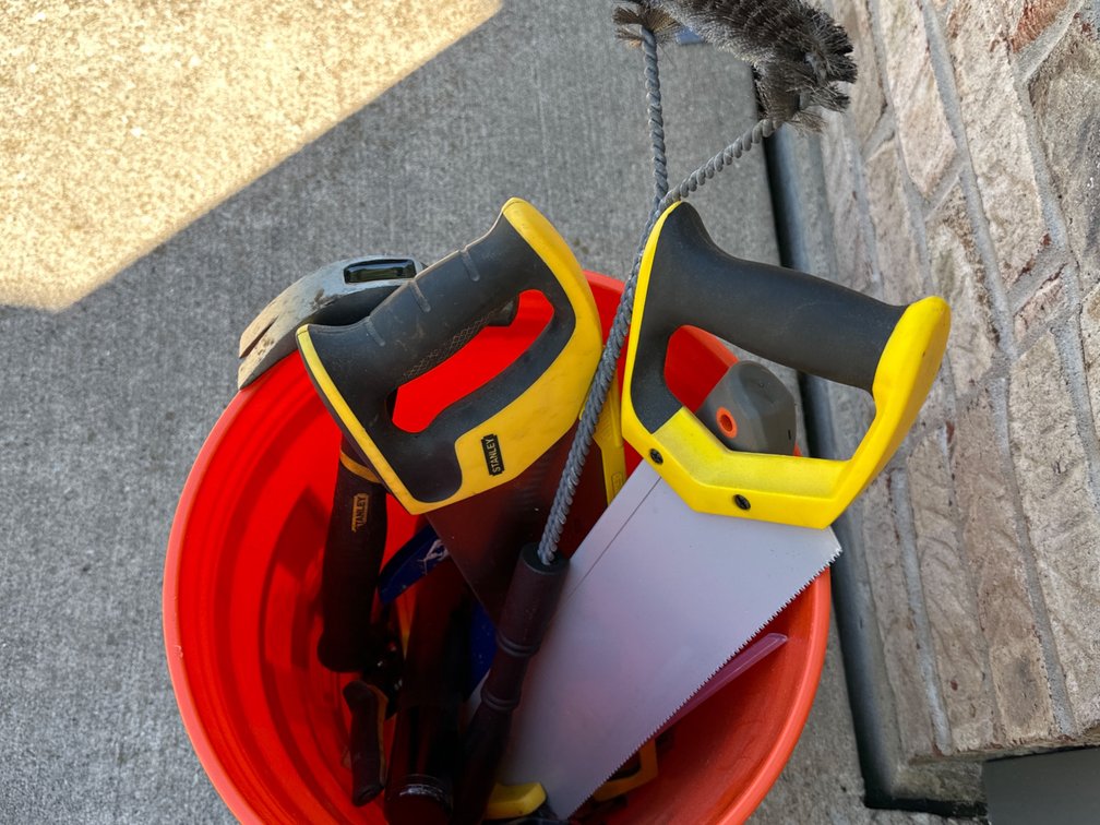 Pail with Tools