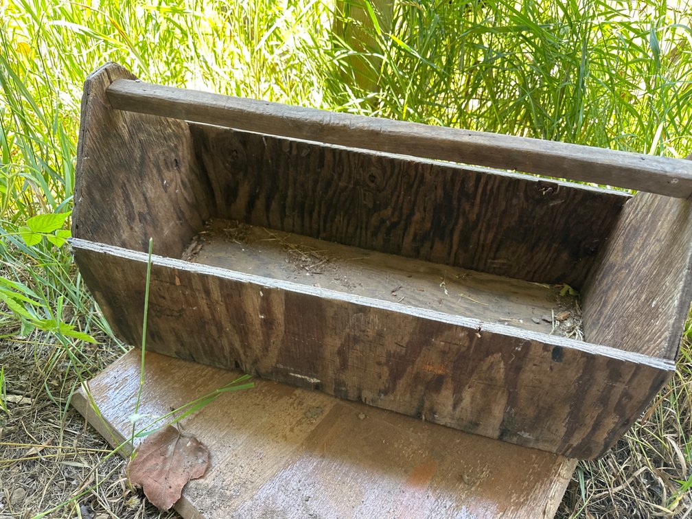 Wood Box with Handle