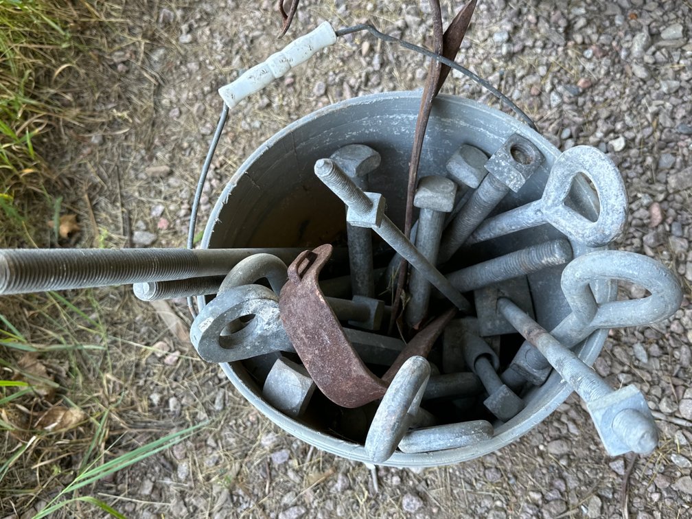 Pail of Eye Bolts