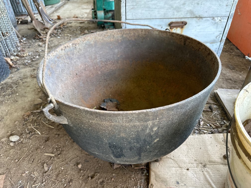 Large Cast Iron Kettle