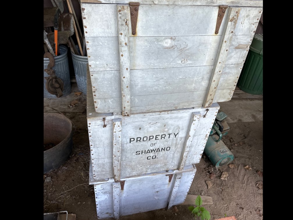 (3) Wood Boxes-Shawano
