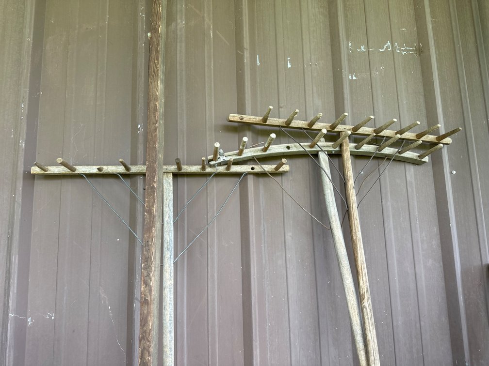 Vintage Hay Rake, Pole Saw