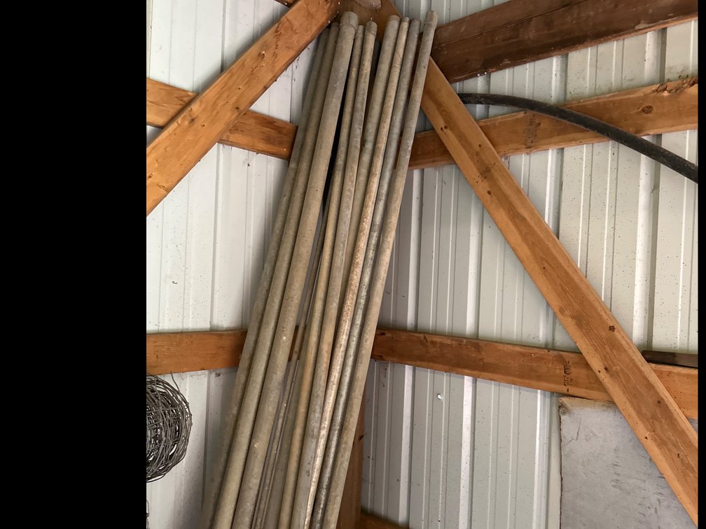 Metal Poles-Approx. 118” Long