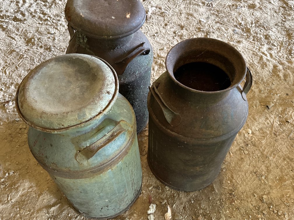 3 Milk Cans