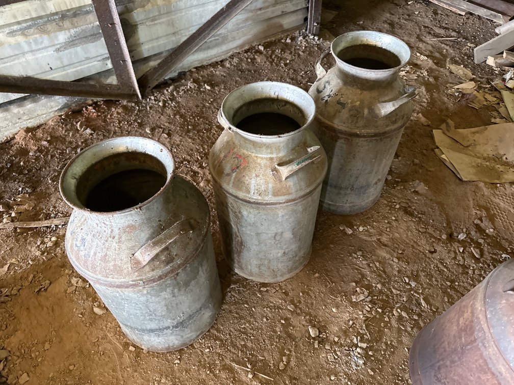 3 Milk Cans