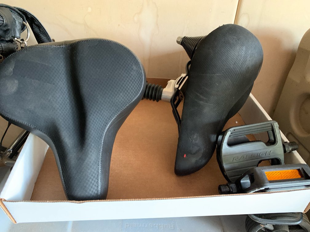 Bicycle Seats And Peddles
