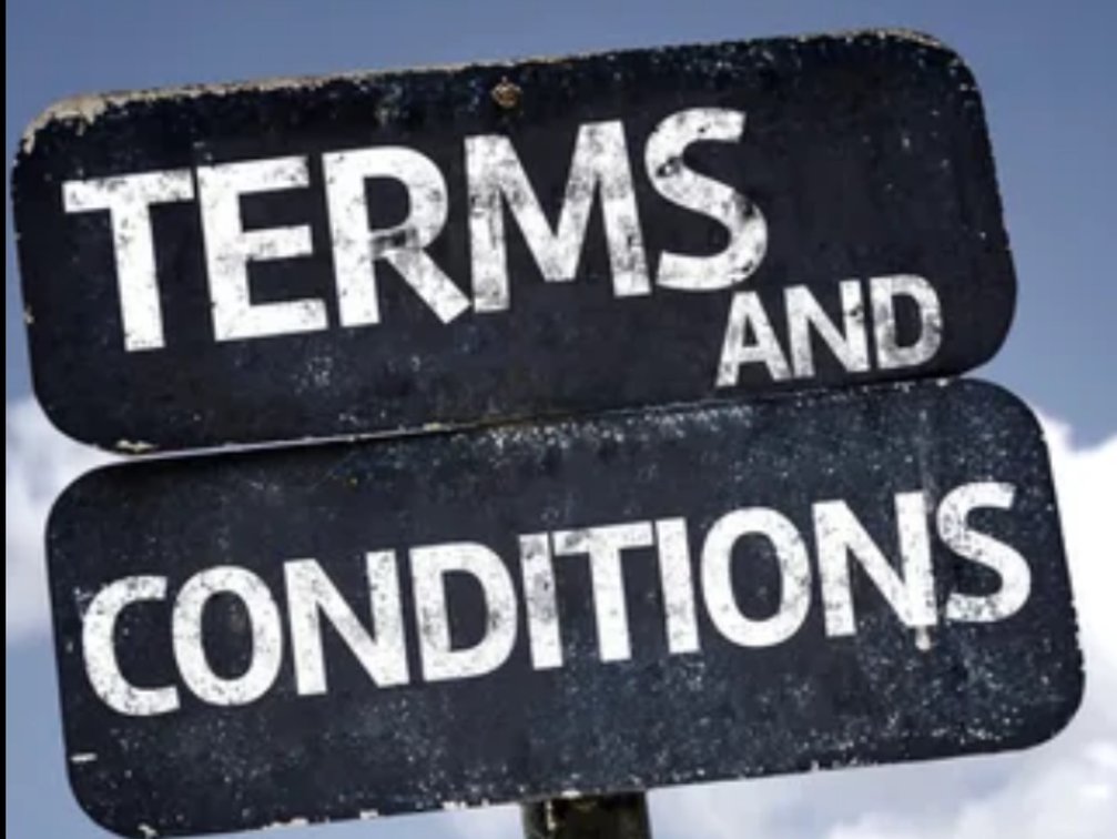 TERMS AND CONDITIONS