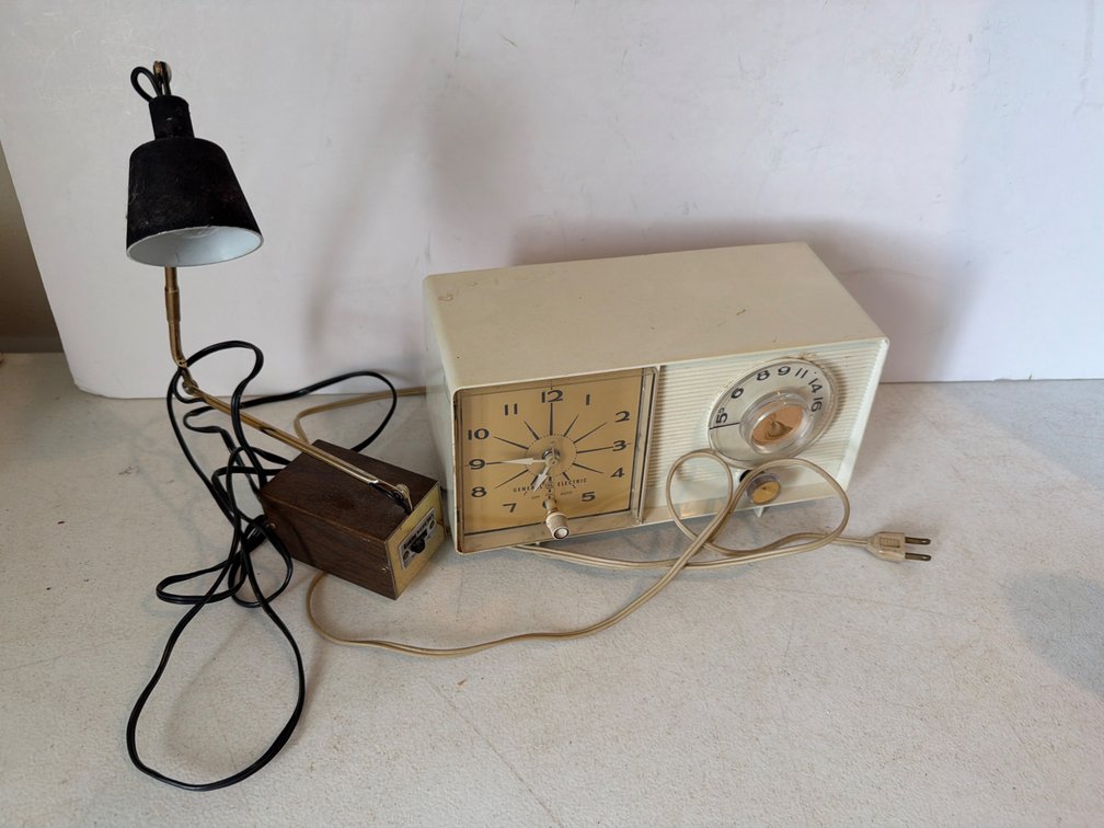 Old General Electric Radio, Desk Lamp