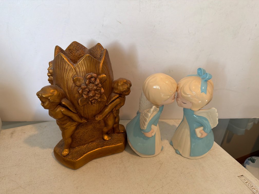 Ceramic Angels, Candle Holder