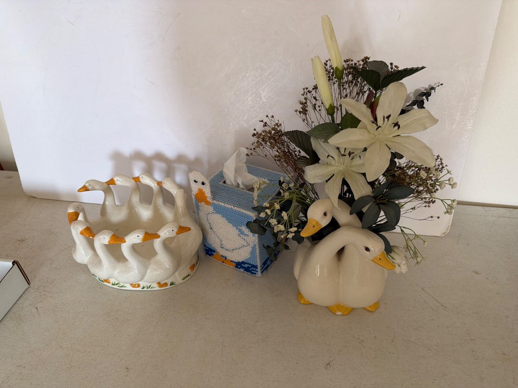 Geese Home Decor, Planter, Floral