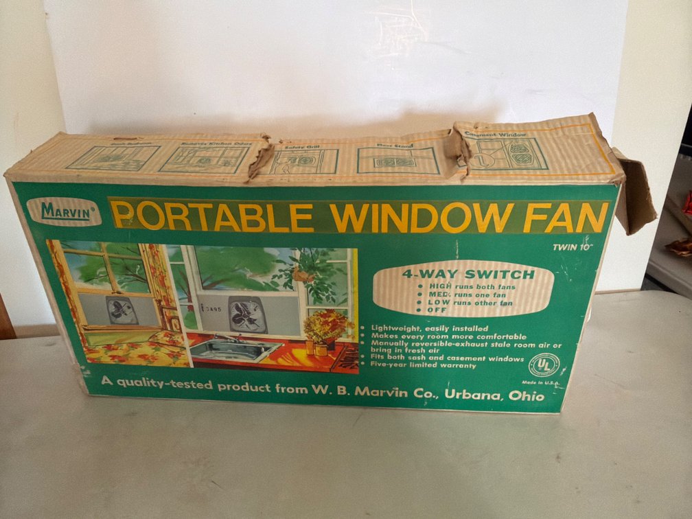 Old Window Fan-In Box