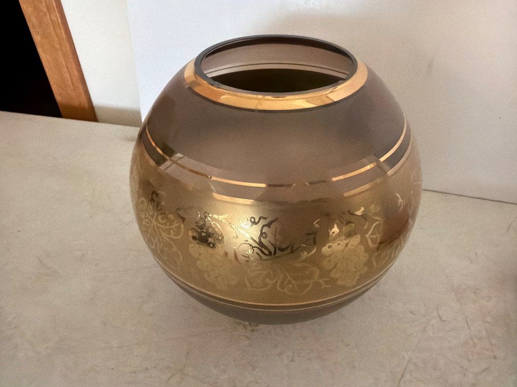 Vintage 7” Bohemian Crystal Vase