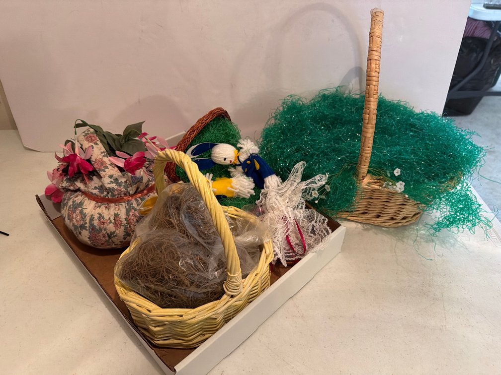 Baskets, Floral, Easter