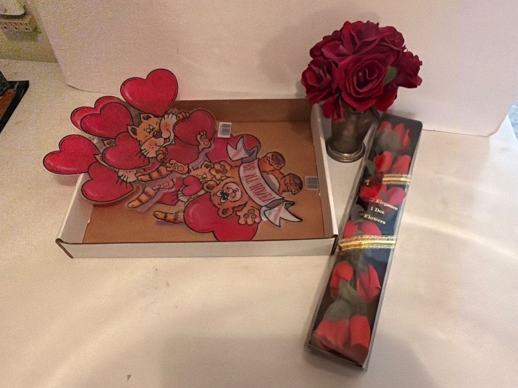 Roses and Valentine Decoration