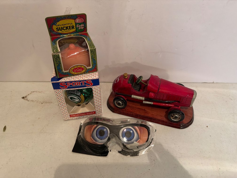 Novelty Items-Ornament, Glasses, Car