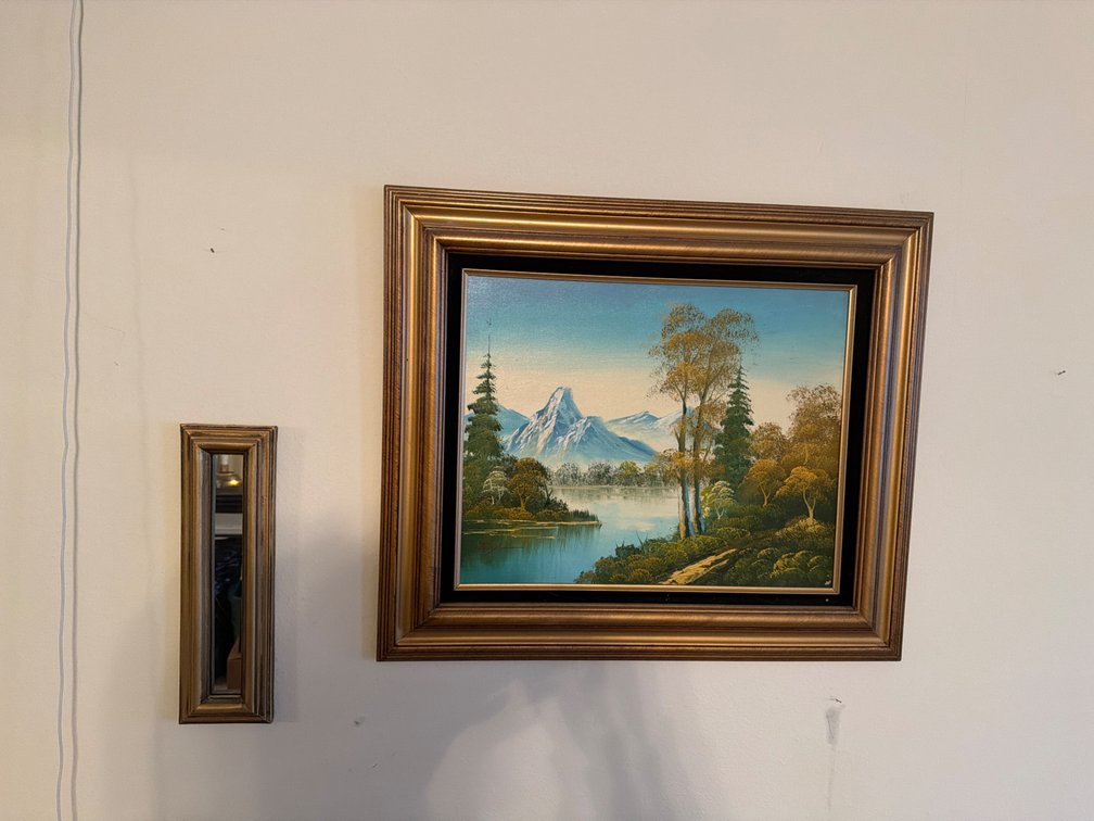 Vintage Picture and Mirror Wall Grouping-24” X 28”