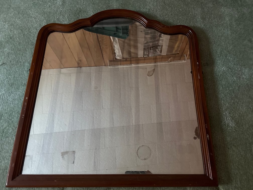 Vintage Mirror 28” x 26”