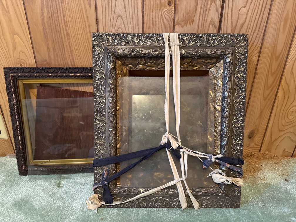 Vintage Picture Frame and Shadow Box