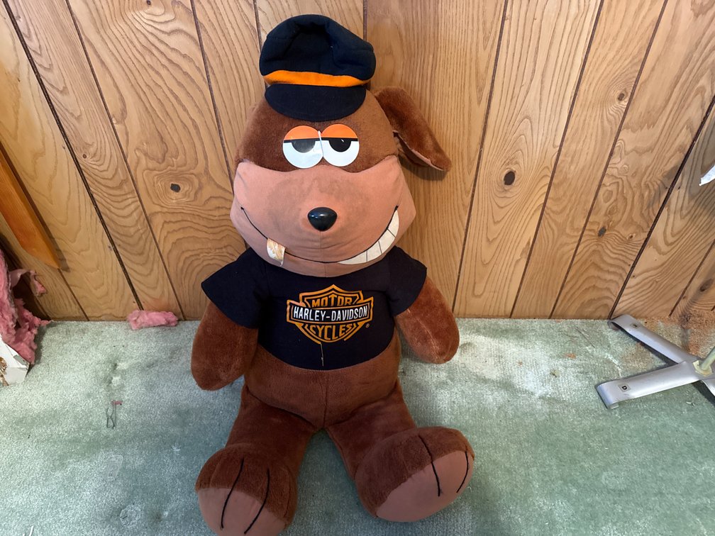 3 1/2 Foot Harley Plush Bear
