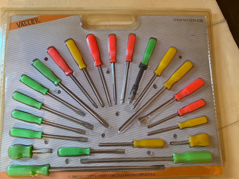 22 Piece Screwdriver Set