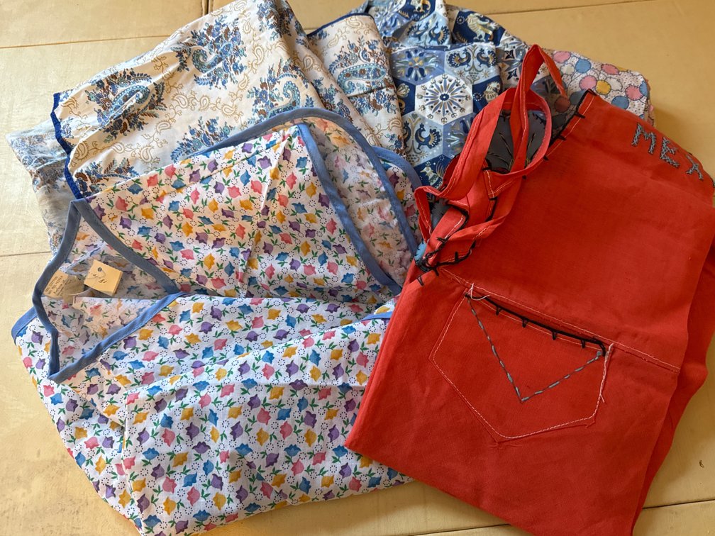 Hand-made and Store Bought Aprons
