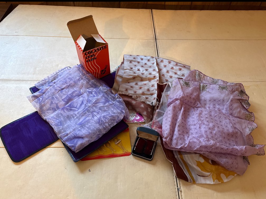 Scarfs, Curl Clips, Hair Combs and More