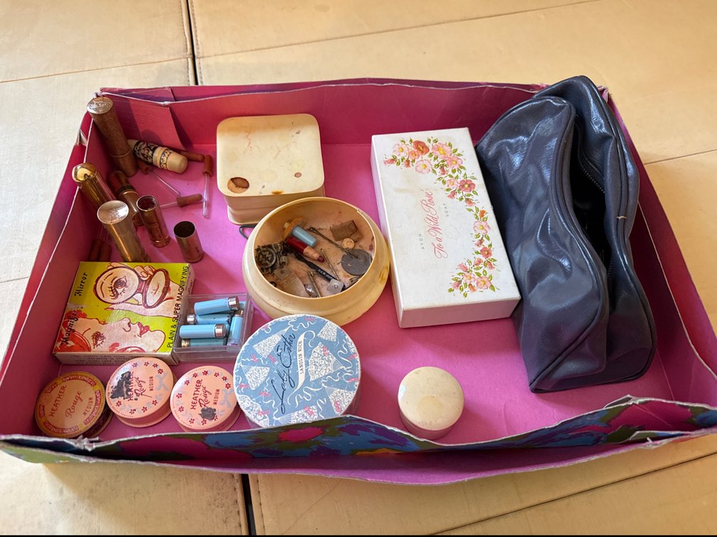 Vintage Soaps, Face Powder, Lipstick, and More