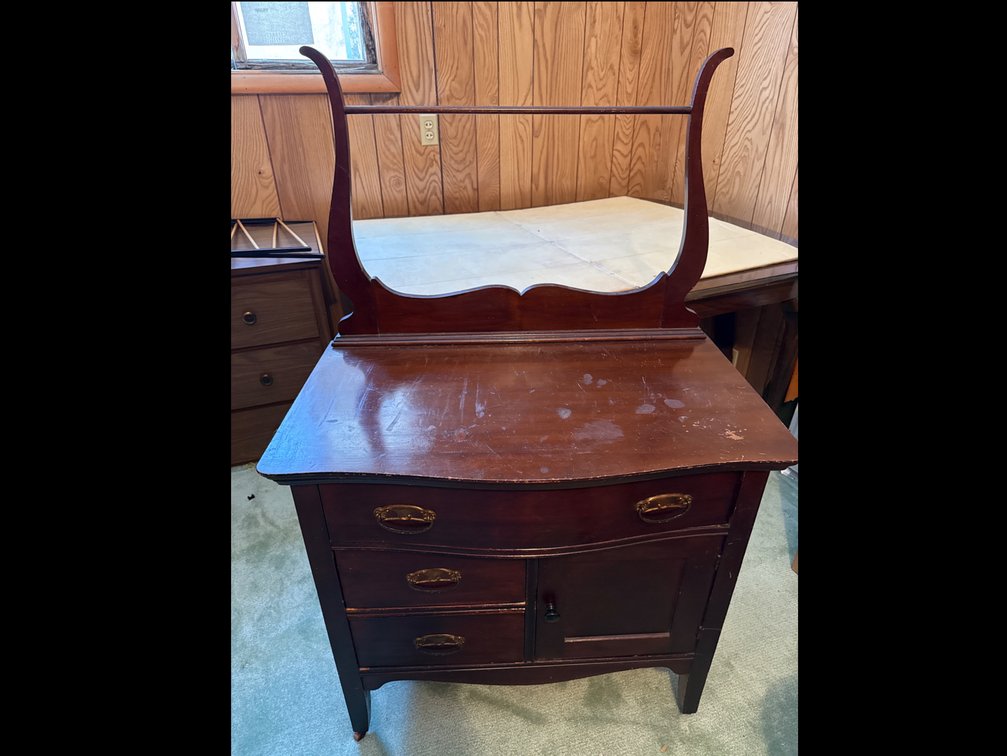 Dry Sink with Towel Rack (On Wheels)