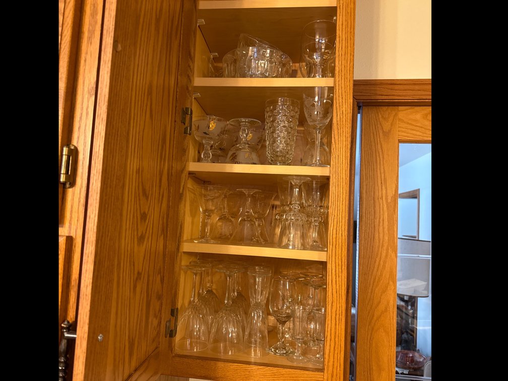 Stemmed Glasses And Glass Bowls