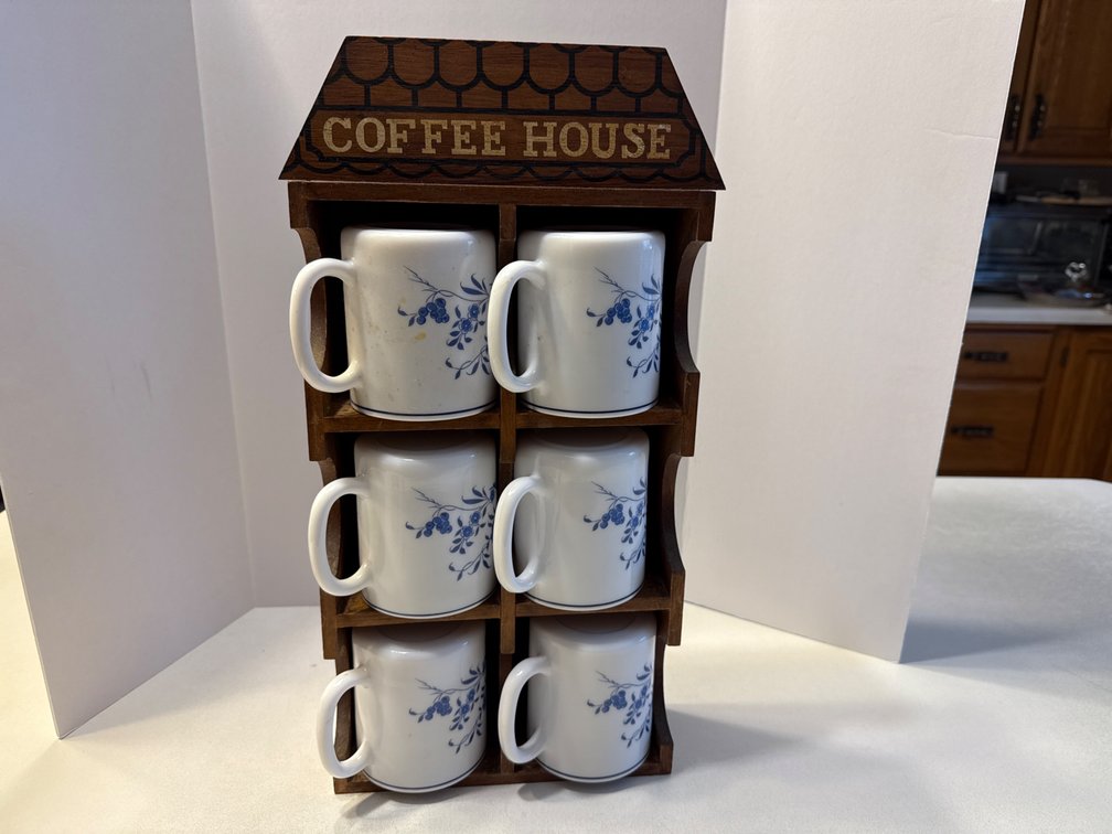 Coffee Cups And Stand
