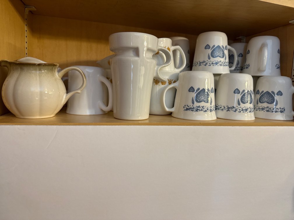 Coffee Cups and Creamer