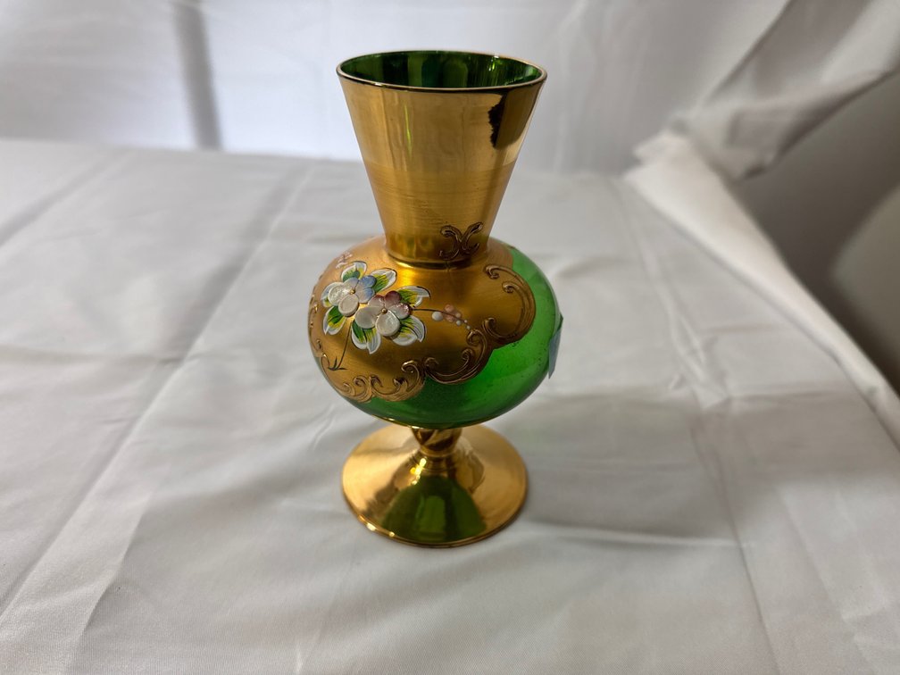 Hand Painted Bud Vase 6”