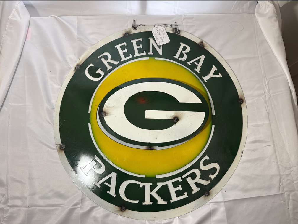 Metal Green Bay packers Sign 23”