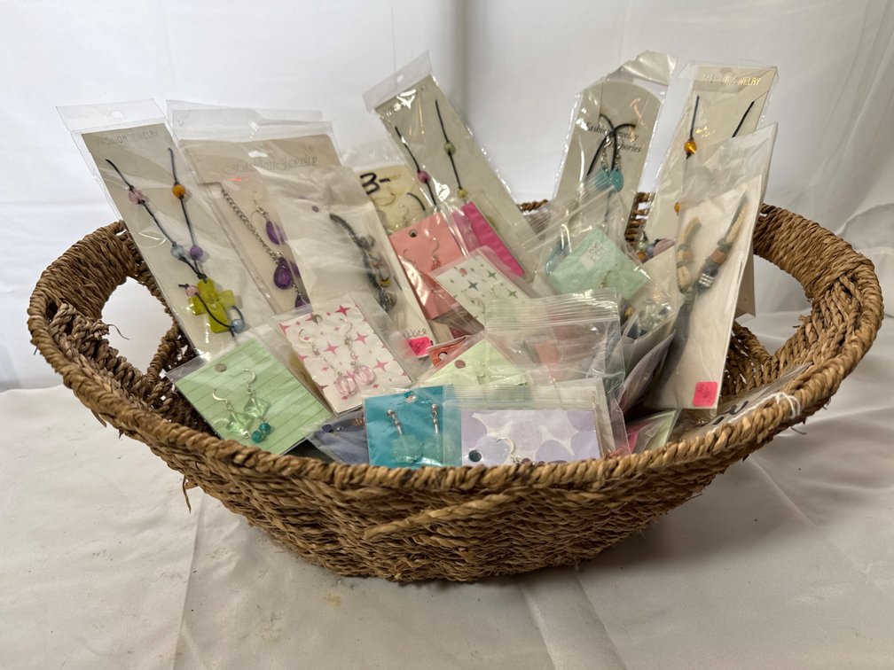 Basket Full of Fashion Jewelry